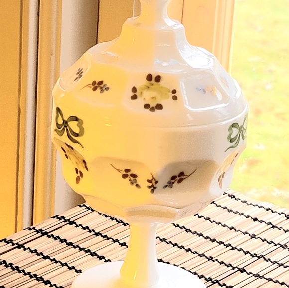 VTG Westmoreland Compote With Original Tag - Picture 7 of 12